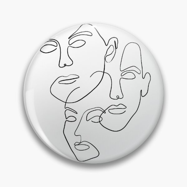 Item preview, Three face line art designed and sold by PaintPsd.