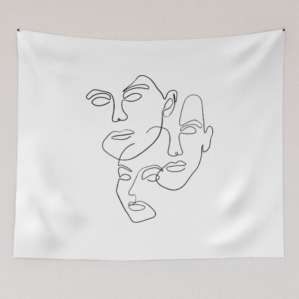 Item preview, Three face line art designed and sold by PaintPsd.