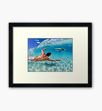 Play Beneath The Waves Framed Print
