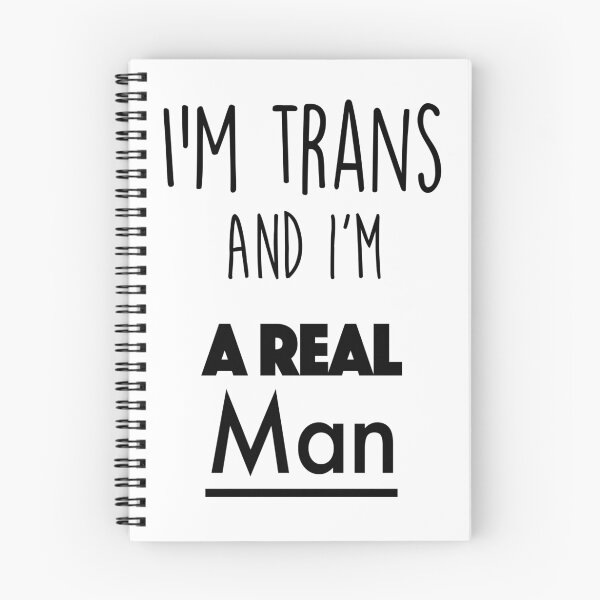 Item preview, I'm trans, and I'm a real man designed and sold by CistemFighter.