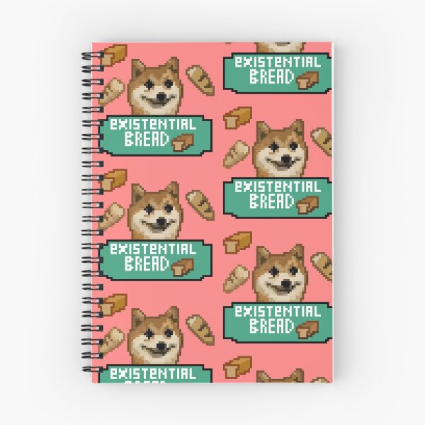 Aperçu de l'œuvre  Pain Existentiel Cheems Doge Pixel Art (Rose) créée et vendue par TeodoraM.