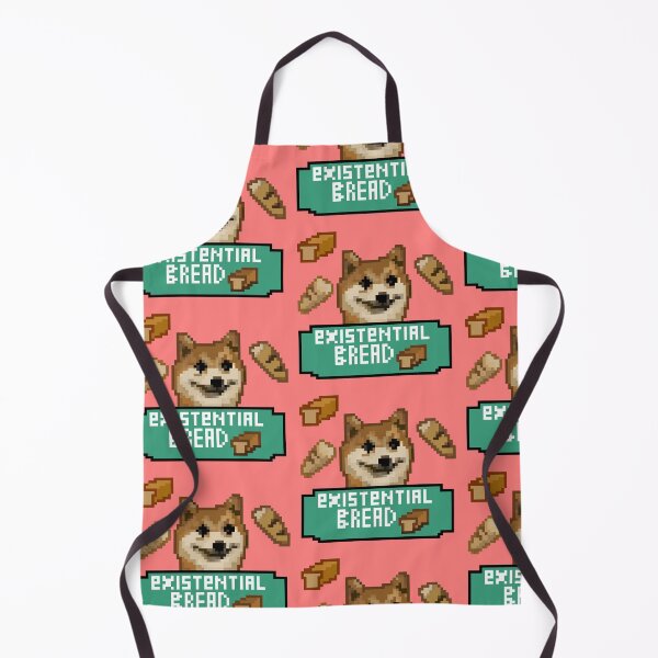 Aperçu de l'œuvre  Pain Existentiel Cheems Doge Pixel Art (Rose) créée et vendue par TeodoraM.