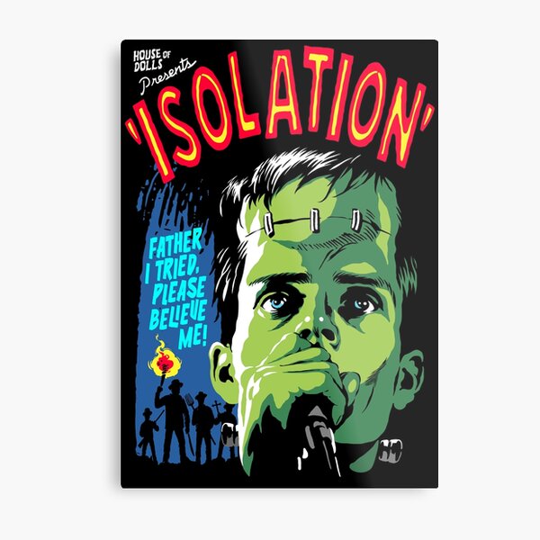 Isolation Monster Metal Print