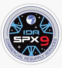 SpX-9 NASA Logo Sticker