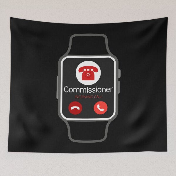 Item preview, CALL Commissioner APP designed and sold by LuksTEESred.