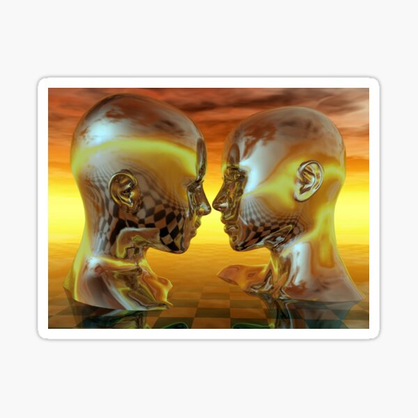 Passion In Gold Sticker