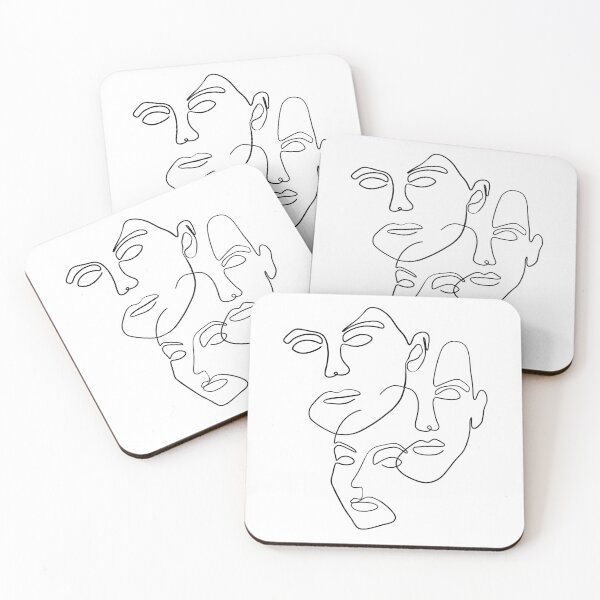 Item preview, Three face line art designed and sold by PaintPsd.