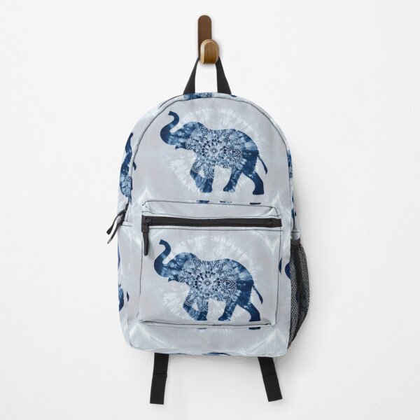 Item preview, Elephant Indigo Blue Batik Mandala tie dye designed and sold by Glimmersmith.