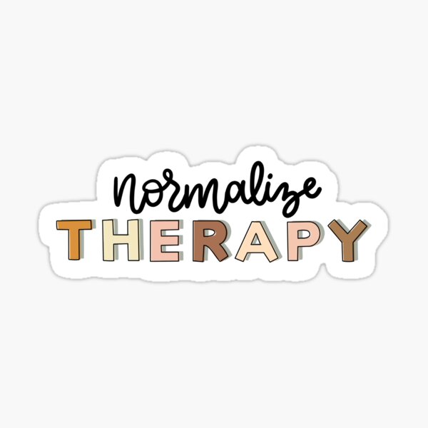 Normalize Therapy Sticker