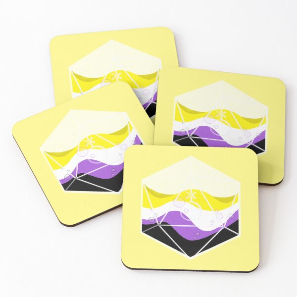 Item preview, Non-binary D20 designed and sold by StarClusterInc.