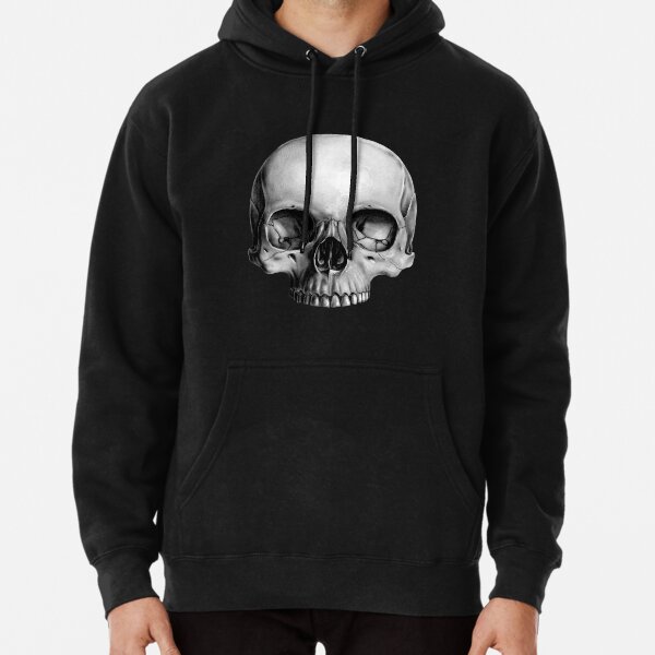 Half Skull Pullover Hoodie for Sale by Jessica Bone