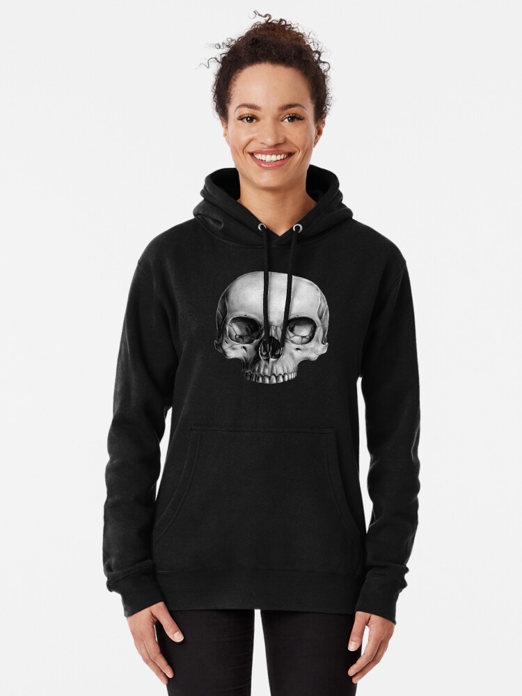 Womens best sale skull hoodie