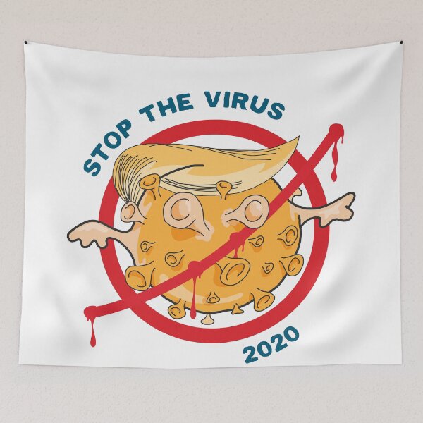Item preview, STOP THE VIRUS 2020 designed and sold by LuksTEESred.