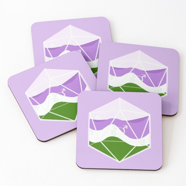 Item preview, Genderqueer D20 designed and sold by StarClusterInc.