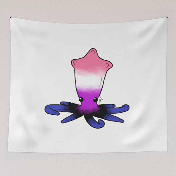 Aperçu de l'œuvre Genderfluid Squid créée et vendue par Fijj.