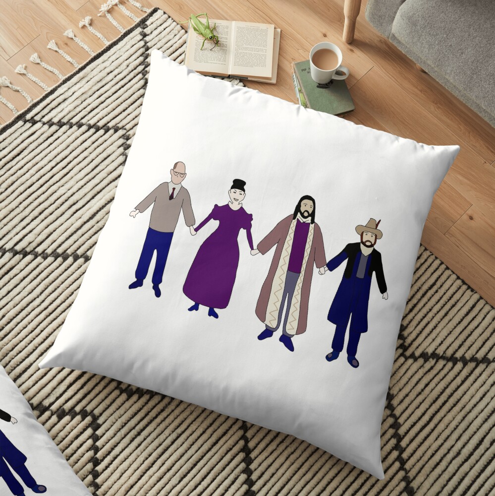 Colin Robinson's Painting - What We Do In The Shadows Floor Pillow