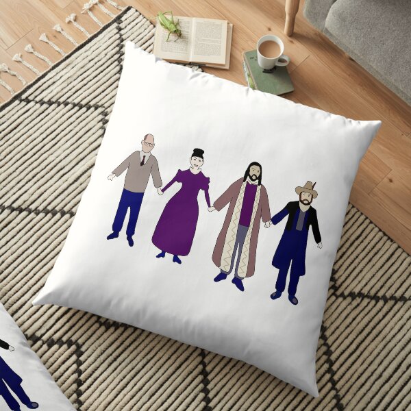 Colin Robinson's Painting - What We Do In The Shadows Floor Pillow
