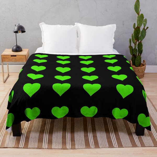 Item preview, Black and Green heart pattern designed and sold by Maria N.