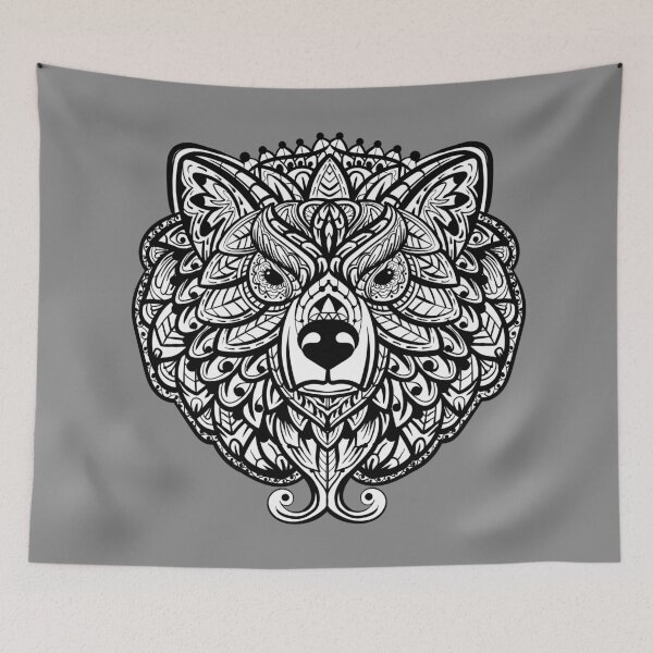 Item preview, Tribal Bear Hand Drawn Art  designed and sold by Artcraft-Ink.