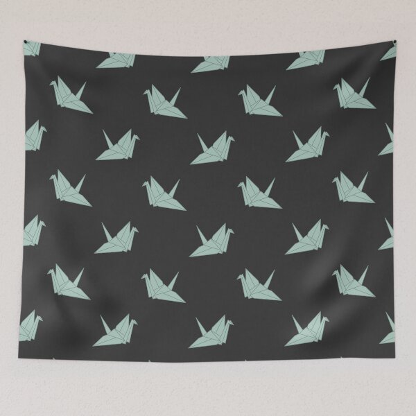 Item preview, Paper Cranes Gray designed and sold by Vaeya.