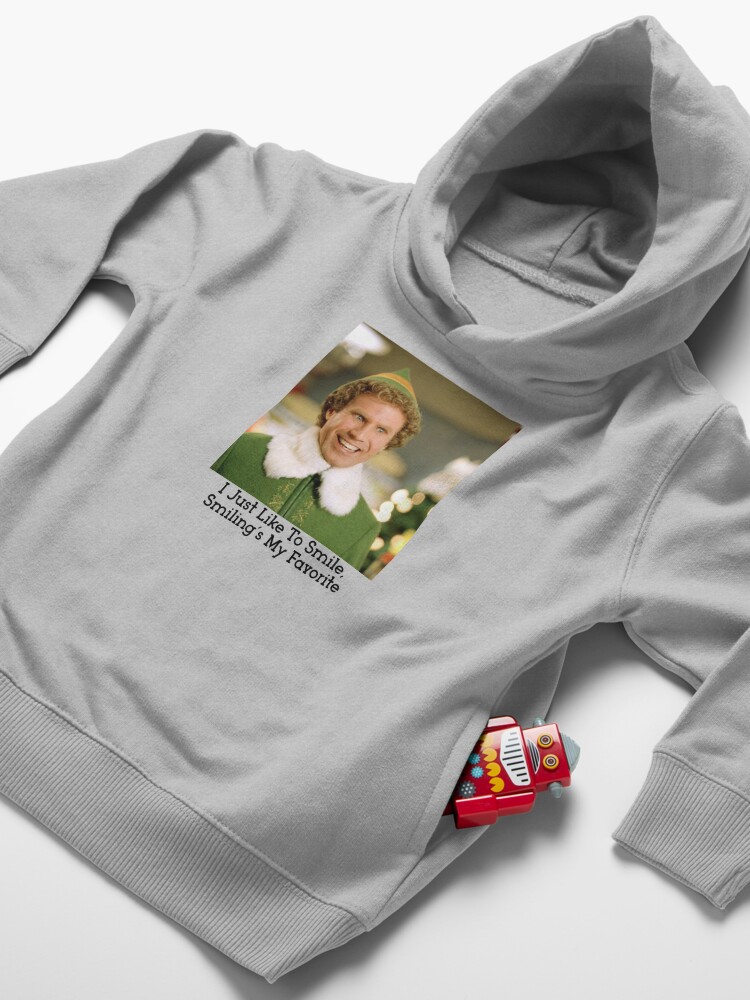 Alternate view of Smiling’s My Favorite  Toddler Pullover Hoodie