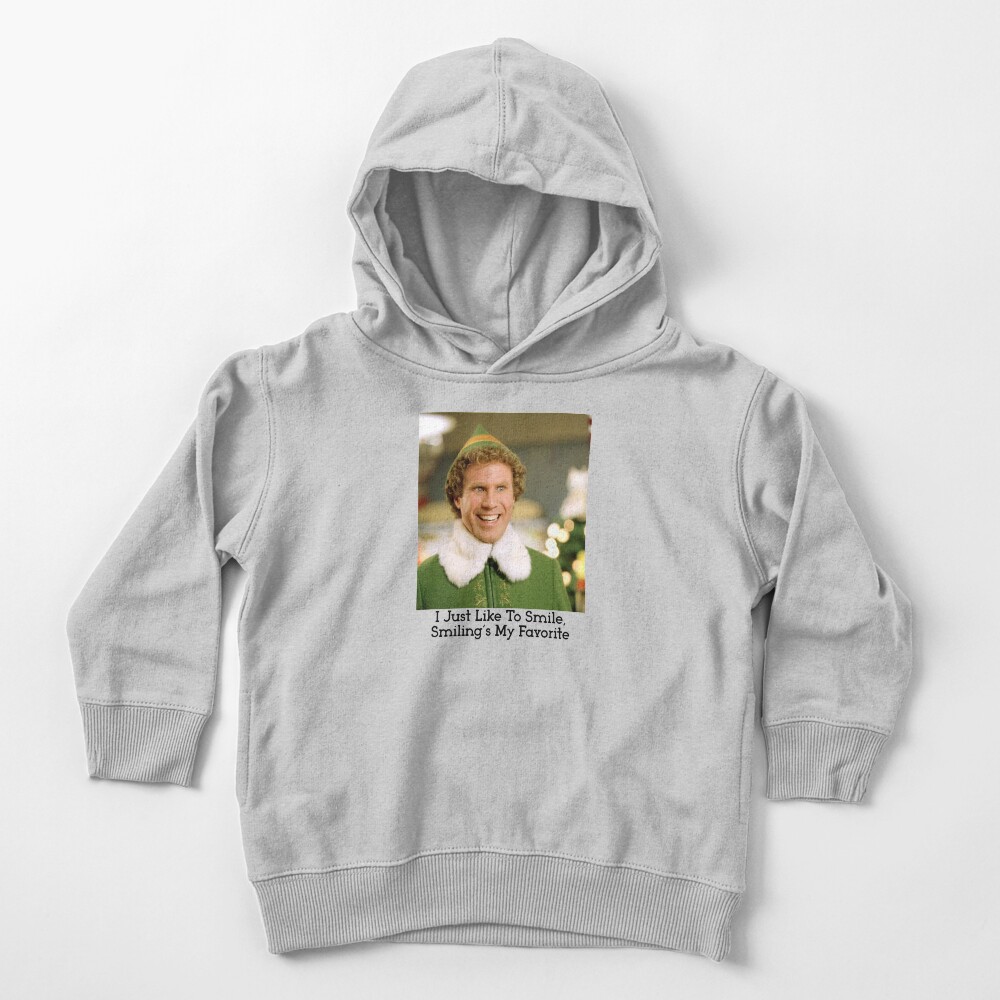 Smiling’s My Favorite Toddler Pullover Hoodie