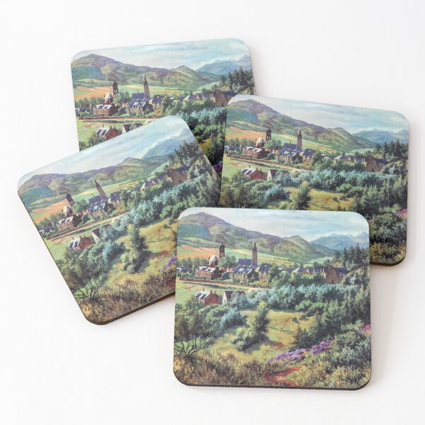 Item preview, Railway Poster Crieff designed and sold by stickart-marek.