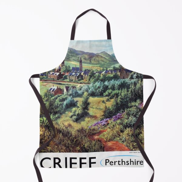 Item preview, Railway Poster Crieff designed and sold by stickart-marek.