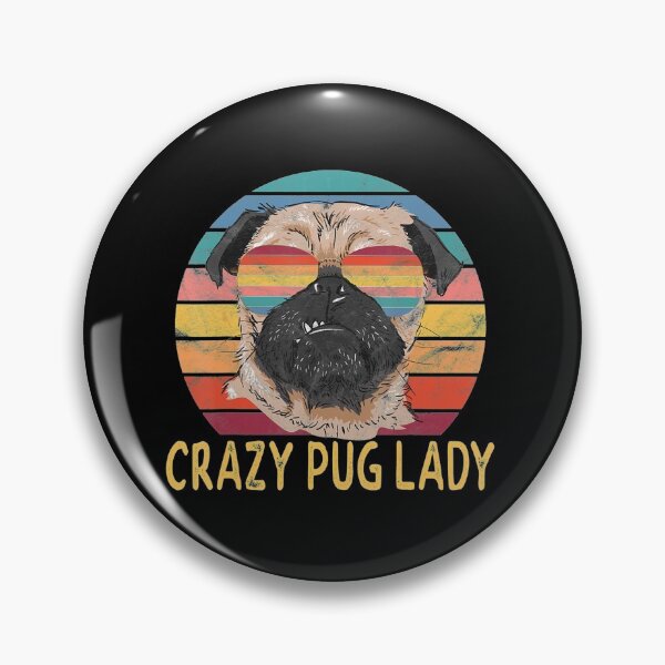 Item preview, Crazy Pug Lady Pug Mom Dog Pet Lover designed and sold by ManishDayal.