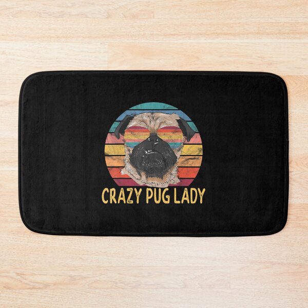Item preview, Crazy Pug Lady Pug Mom Dog Pet Lover designed and sold by ManishDayal.