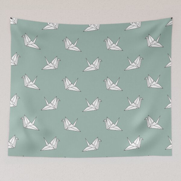 Item preview, Paper Cranes Blue designed and sold by Vaeya.