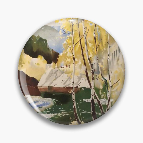 Item preview, Railway Poster Central Highlands designed and sold by stickart-marek.