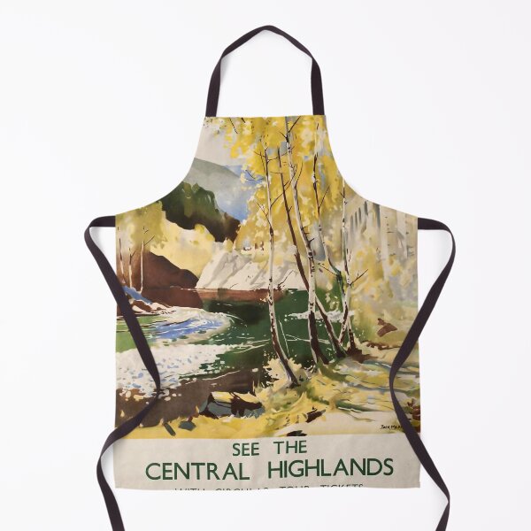 Item preview, Railway Poster Central Highlands designed and sold by stickart-marek.