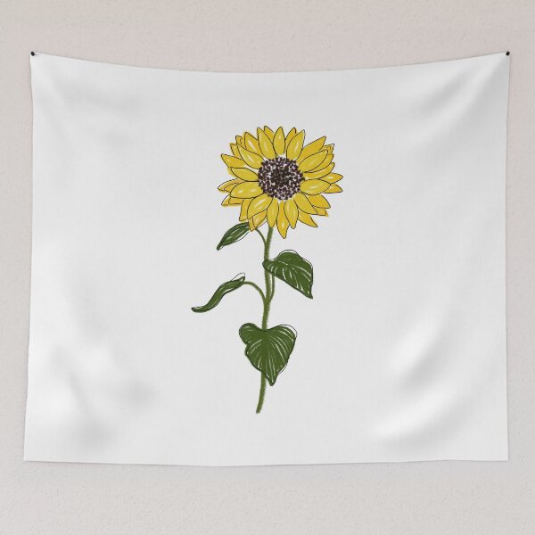 Item preview, Sunflower sketch designed and sold by PaintPsd.