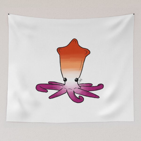 Aperçu de l'œuvre Squid lesbienne créée et vendue par Fijj.
