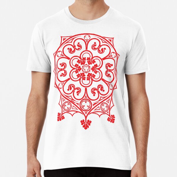 Antique Dream-Catcher Style Motif Premium T-Shirt