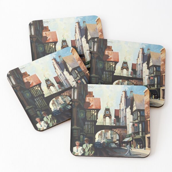 Item preview, cartel ferroviario Chester designed and sold by stickart-marek.