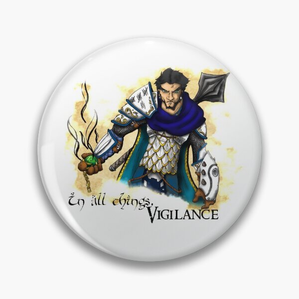 Item preview, Vigilance designed and sold by SwordandBoard.