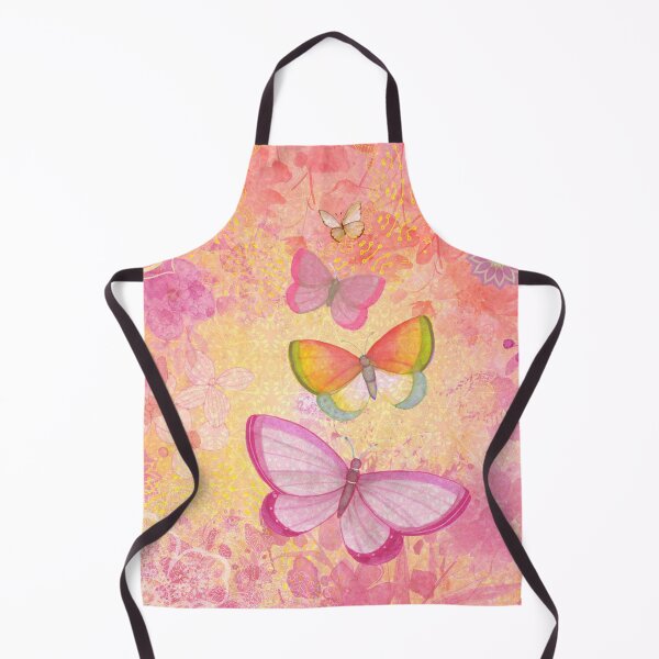 Item preview, Pink butterfly watercolor art designed and sold by Sue Zipkin.