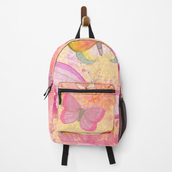 Item preview, Pink butterfly watercolor art designed and sold by Sue Zipkin.