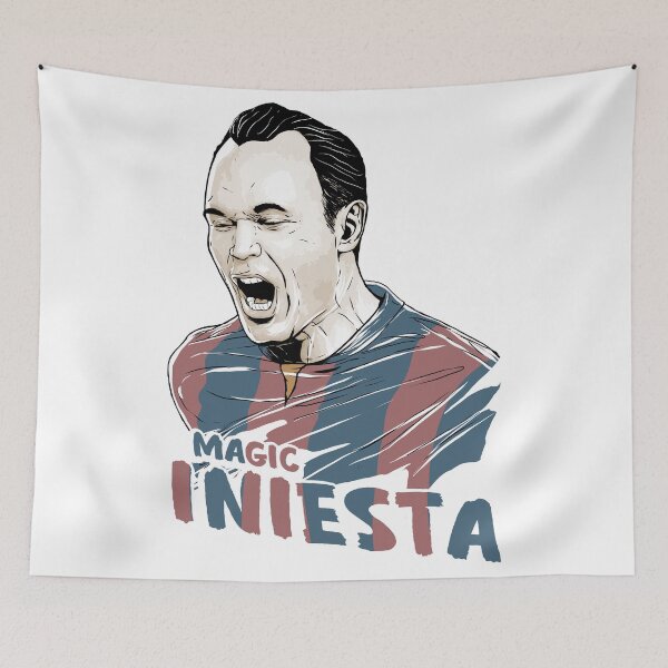 Item preview, iniesta the playmaker legend designed and sold by unfamouzzz.
