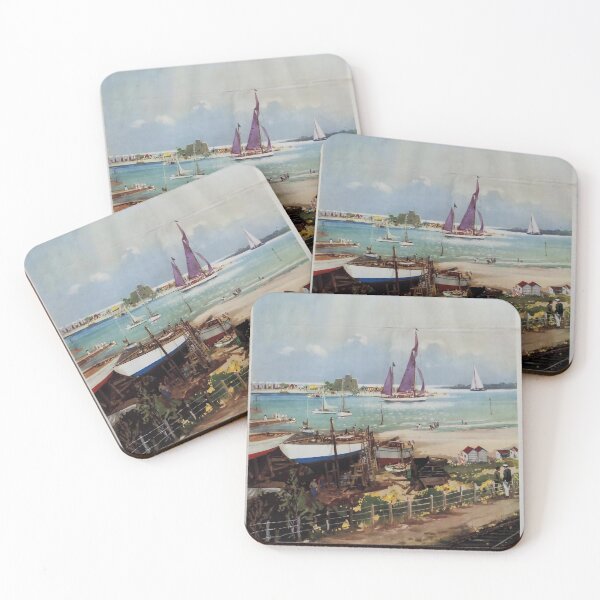 Item preview, Railway Poster Brightlingsea designed and sold by stickart-marek.