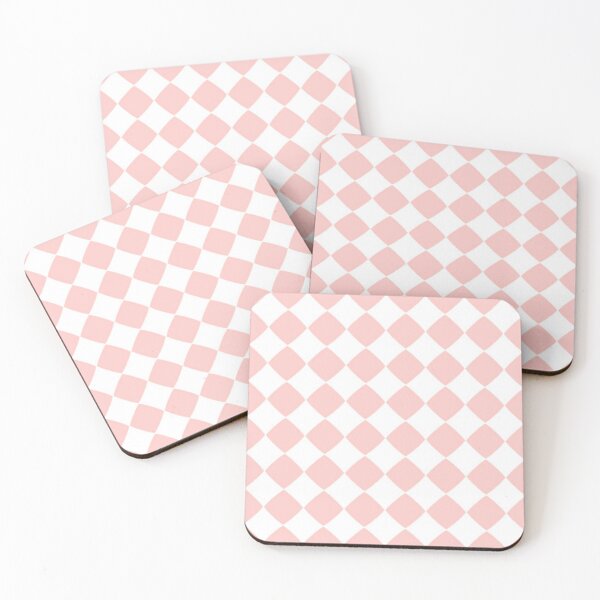 Item preview, Pink and White Harlequin designed and sold by Poetic Patterns Studio.