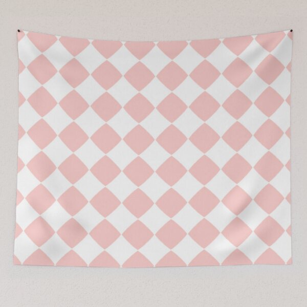 Item preview, Pink and White Harlequin designed and sold by Poetic Patterns Studio.