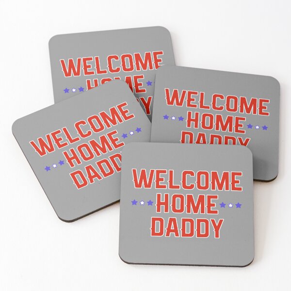 Item preview, Welcome Home Daddy Military Homecoming Graphic print designed and sold by nikkidawn74.