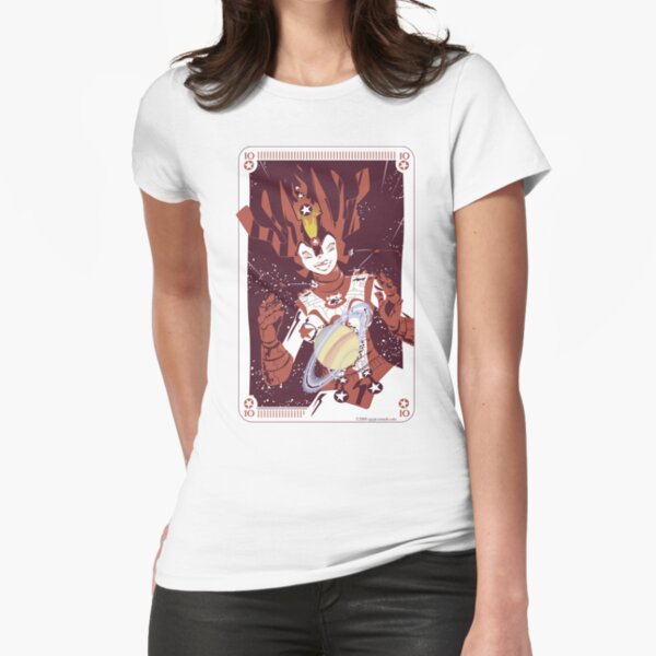 10 Pentacles: Galactina Fitted T-Shirt