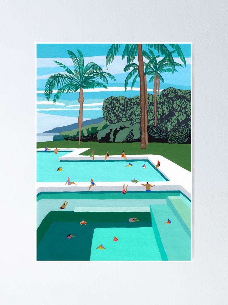 Beachy Pool | Poster