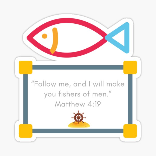 Item preview, Fisher of Men Matthew 4:19 designed and sold by Jeanettcha.