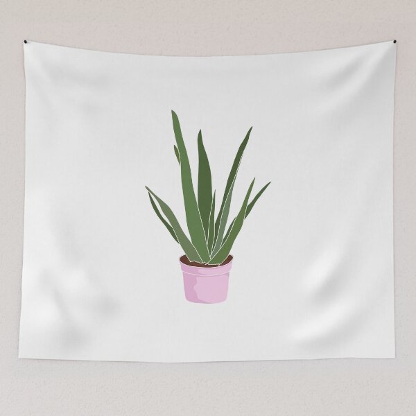 Item preview, Minimal Aloe Vera Sticker designed and sold by PaintPsd.