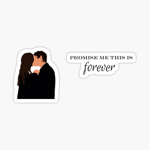 Delena Rain Kiss Sticker for Sale by Sofmacias